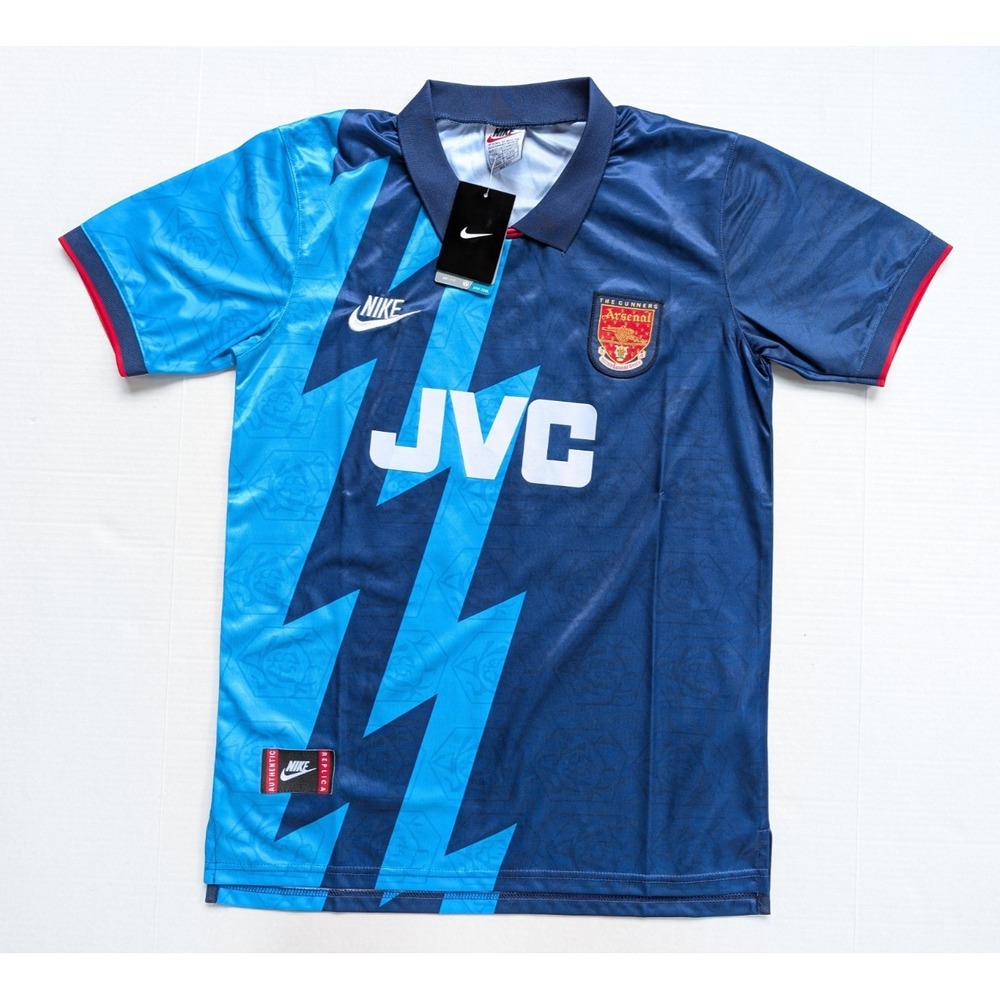 Arsenal Gunners Dennis Bergkamp Nike Throwback Nike Jersey 95-95 NWT Mens Small